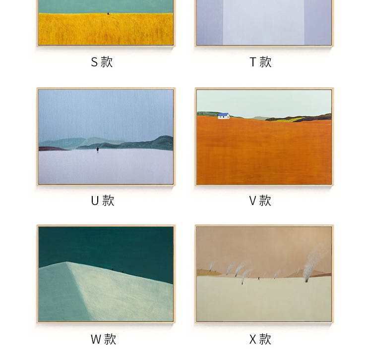 法式小众莫兰迪色系北欧风客厅油画装饰画画芯高清素材图库