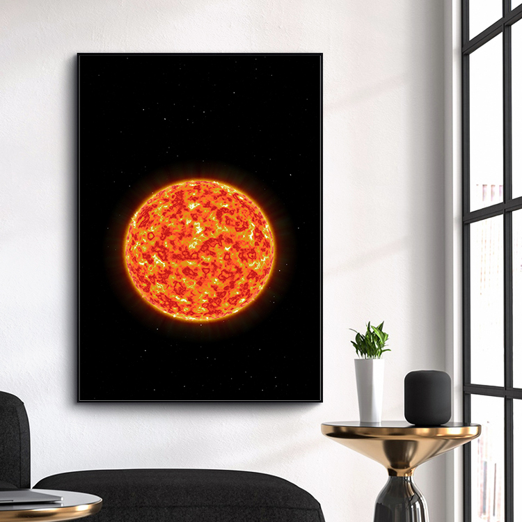 创意星球宇宙装饰画素材星空地球流星太空科技感海报ps设计画芯