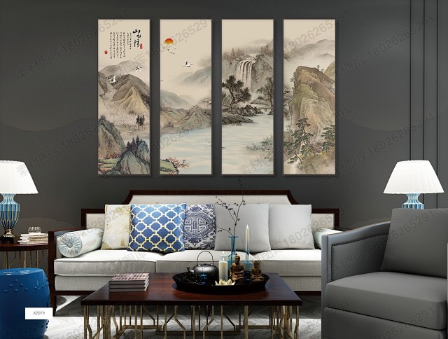 新中式装饰画2