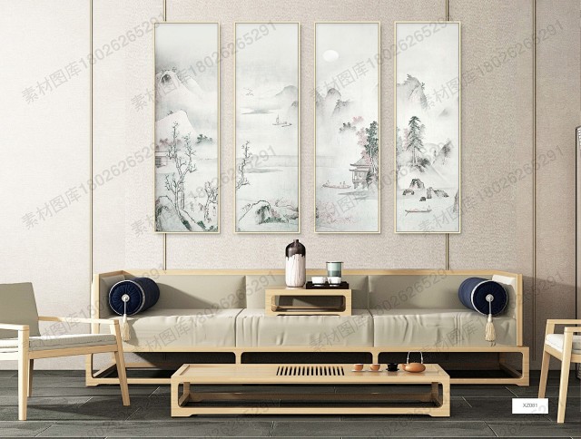 新中式装饰画2